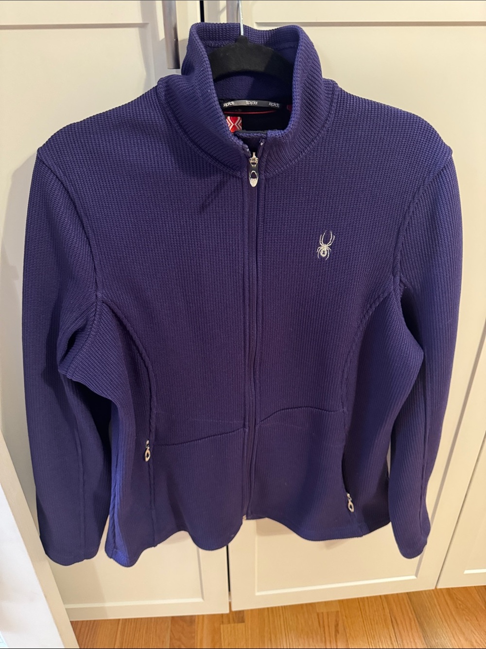 Spyder Purple Full-Zip Knit Jacket